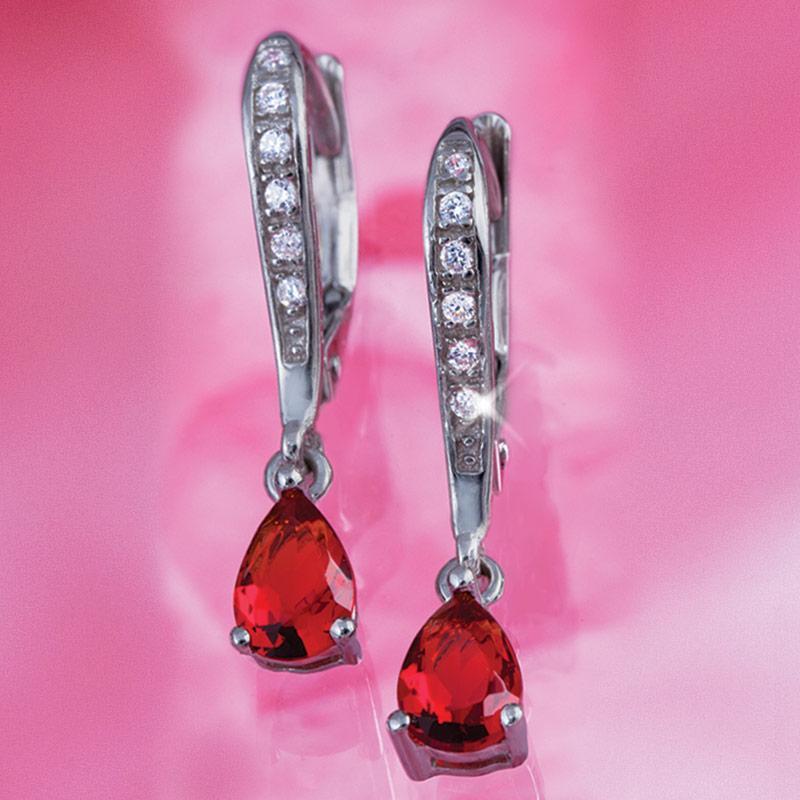 Casanova Ruby Red Earrings